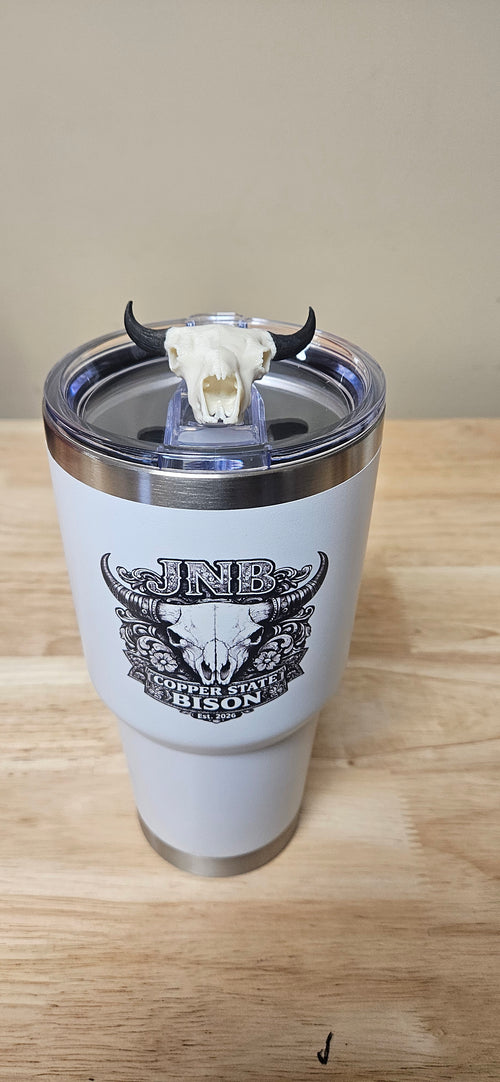 Copper State Bison Mini Skull
